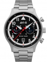 Ceas: AVI-8 AV-4088-11 Carey Dual Time 44mm 5ATM