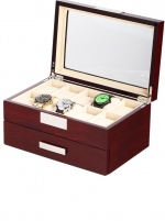 Ceas: Cutie Lemn Cires Rothenschild RS-2350-20C Pentru 20 Ceasuri