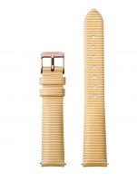 Ceas: Cluse Ersatzband CLS362 [16 mm] gelb-wei&szlig; m. ros&eacute; Schlie&szlig;e