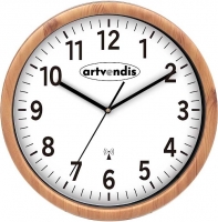 Ceas: Artvendis 5576B Wanduhr modern Funkwanduhr