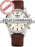 Ceas: Curea de ceas Perigaum Universal braun 22 mm silberne Schlie&szlig;e