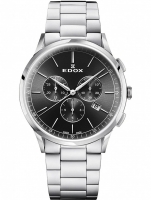 Ceas: Edox 10236-3M-NIN Les Vauberts Chronograph 42mm 5ATM