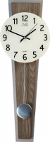Ceas: JVD NS17020/78 Pendeluhr, Nussbaum dunkel, H&ouml;he 63 cm