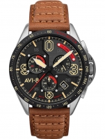 Ceas: AVI-8 AV-4077-02 P-51 Mustang Chronograph 43mm 5ATM