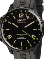 Ceas: U-Boat 8840 Capsoil Doppiotempo DLC GMT 45mm 10ATM