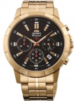 Ceas: Orient FKV00001B0 men`s chronograph 44mm 5ATM